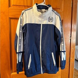 PINK Victoria's Secret Kids Blue and White Raincoat